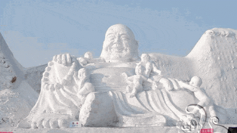 فن النحت على الجليد