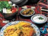 تاشين إي مورغ (أرز مع دجاج مطهي في الفرن)