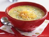 شوربة الجبنة والفلفل الحار والثوم