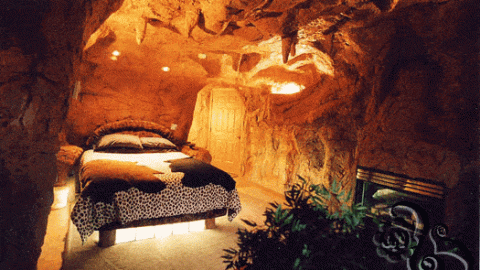 غرفة نوم كهفية