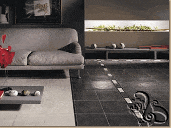 ارضية من السيراميك للصالة