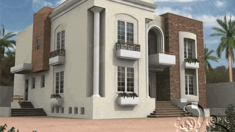 تصميم جميل لفيلا