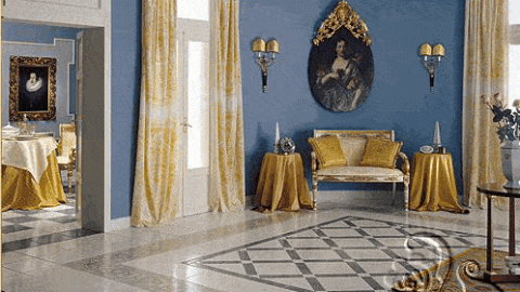 ارضية من السيراميك المزخرف