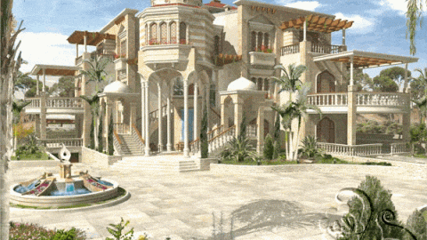 تصميم لقصر فخم