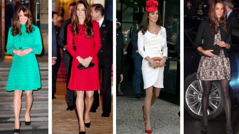 كيت ميدلتون أناقة ملكية بالفساتين القصيرة