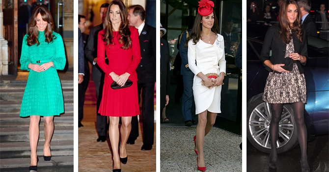 كيت ميدلتون أناقة ملكية بالفساتين القصيرة