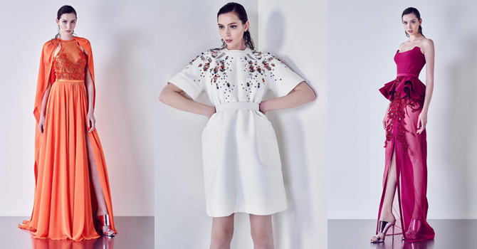 فساتين باسيل سودا شتاء 2015 مفعمة بالحيوية