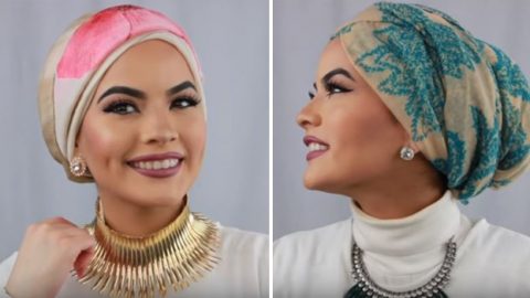 3 طرق أنيقة لارتداء التوربان هذا الصيف مع أمية زين