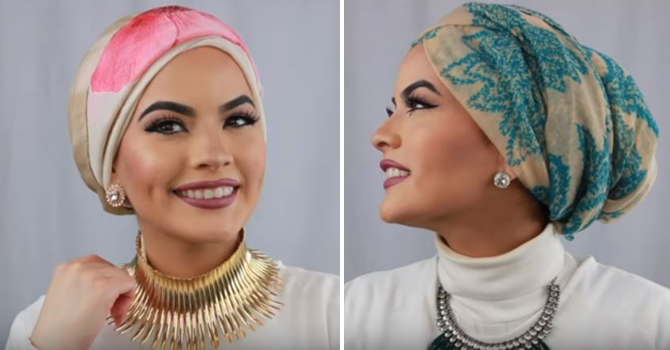 3 طرق أنيقة لارتداء التوربان هذا الصيف مع أمية زين