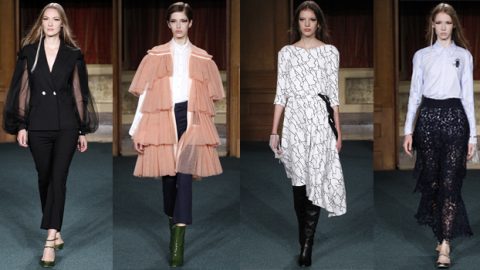 أزياء عثمان لأنوثة ناضجة بأسبوع لندن للموضة ربيع 2017