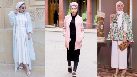 نسقي طلتكِ الموحدة اللون مع الجاكيت في نهار رمضان