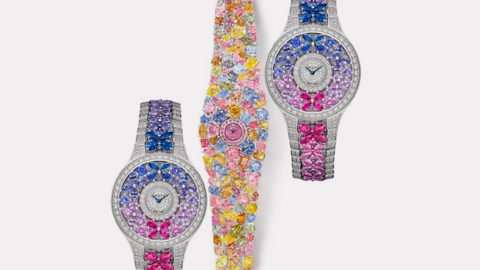 الساعات الملونة لإطلالة مضيئة في العام الجديد