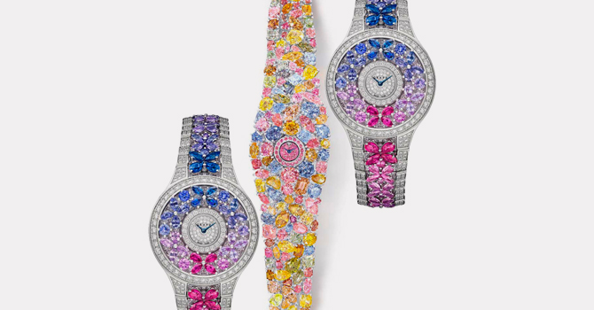 الساعات الملونة لإطلالة مضيئة في العام الجديد