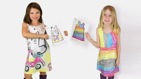 شركة أمريكية تجعل من كل طفلة مصممة أزياء