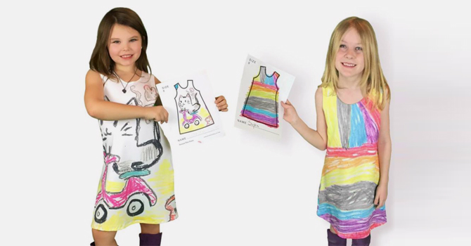 شركة أمريكية تجعل من كل طفلة مصممة أزياء