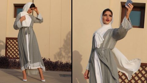 الفاشينيستا الإماراتية فاطمة حسام الأكثر جاذبية بالعباءة
