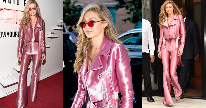 لماذ حاولت جيجي حديد خطف الأنظار بإطلالة باربي ؟