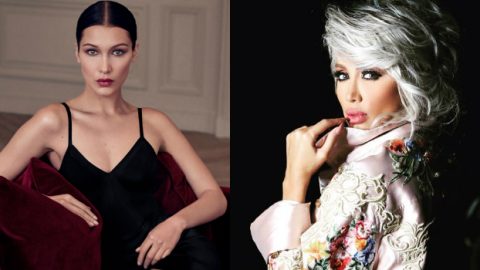 مايا دياب تتفوق على بيلا حديد بهذا الفستان