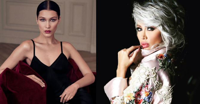 مايا دياب تتفوق على بيلا حديد بهذا الفستان