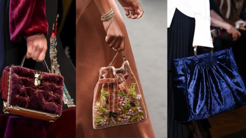 صيحة الحقائب المخملية خريف 2016 رفيقة المرأة الأنيقة