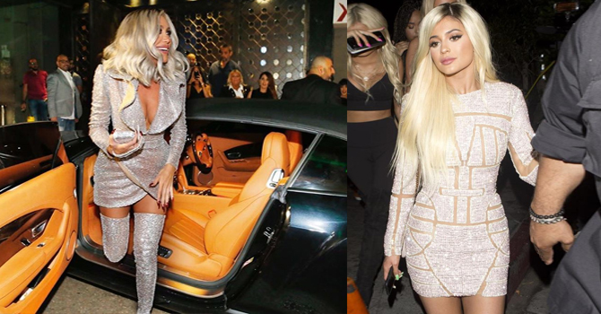 مايا دياب بفستان براق على طريقة كايلي جينر من نيكولا جبران