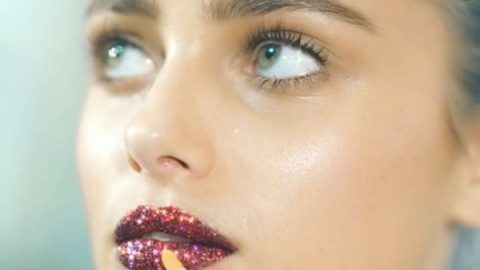 احمر شفاه احمر غليتر 2016