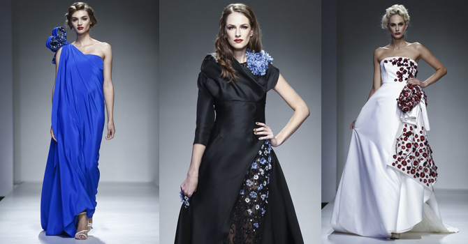 فساتين العنود العطية ربيع 2017 بفخامة زهور الراقية