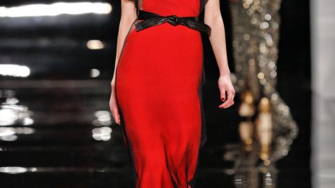 ريم عكرا تتألق في أسبوع الموضة بنيويورك