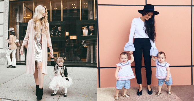 اكتشفي أيقونتي الموضة للأمهات في الشرق والغرب