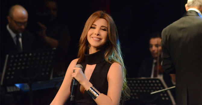 نانسى عجرم تصالح الجمهور المصرى بإطلالة ساحرة