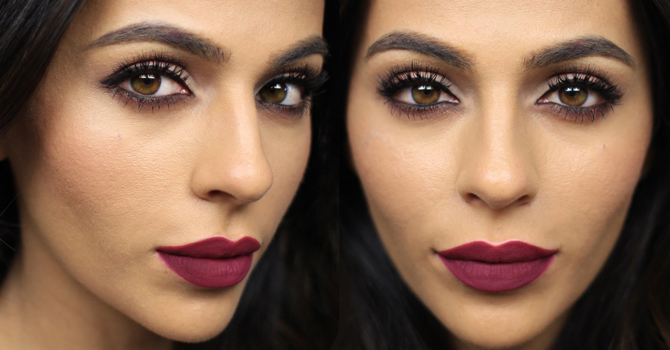 طريقة تطبيق أحمر الشفاه المطفأ السائل كالمحترفين