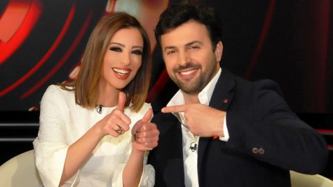 بالصور: زواج وفاء الكيلاني وتيم حسن وإليسا أول المهنئين