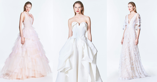 عروس كارولينا هيريرا تستعرض تاريخها بأسبوع نيويورك