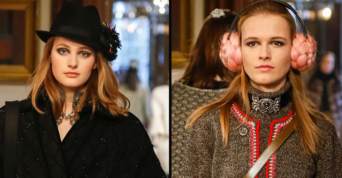 اكسسوارات شعر شانيل ما قبل خريف 2015.. كلاسيكية أنيقة