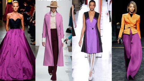 درجات الأرجواني تتصدر صيحات هذا الشتاء لكل امرأة