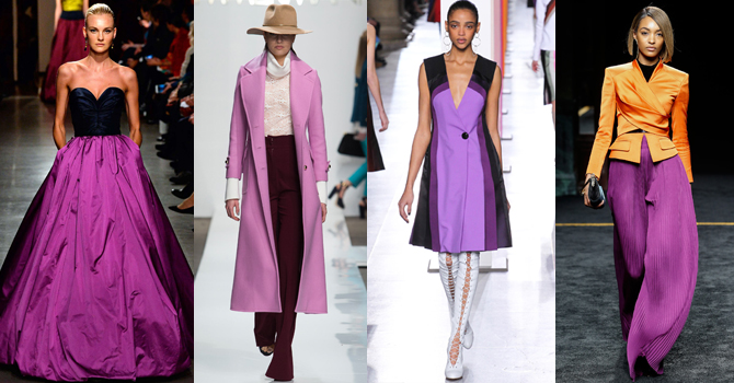 درجات الأرجواني تتصدر صيحات هذا الشتاء لكل امرأة