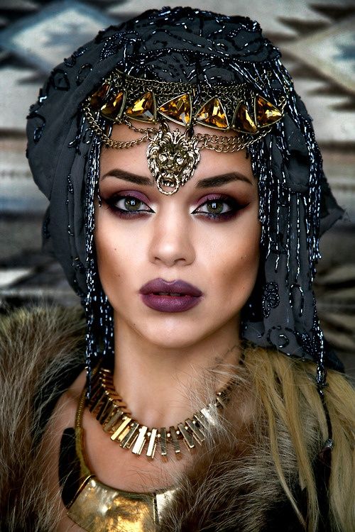 مكياج أرجواني خريف 2016