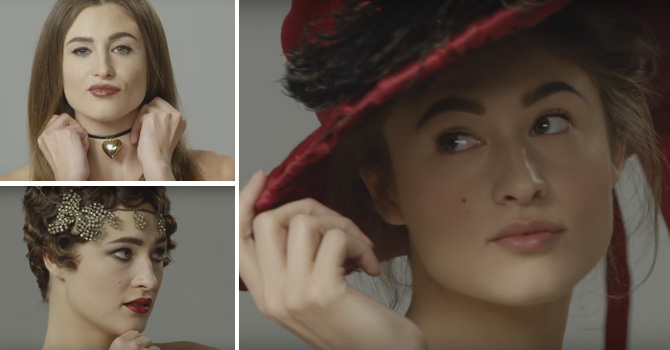 بالفيديو: المرأة الفرنسية و 100 عام من الجمال
