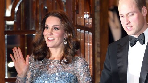 كيت ميدلتون تتألق بفستان من وحي أميرة الثلج