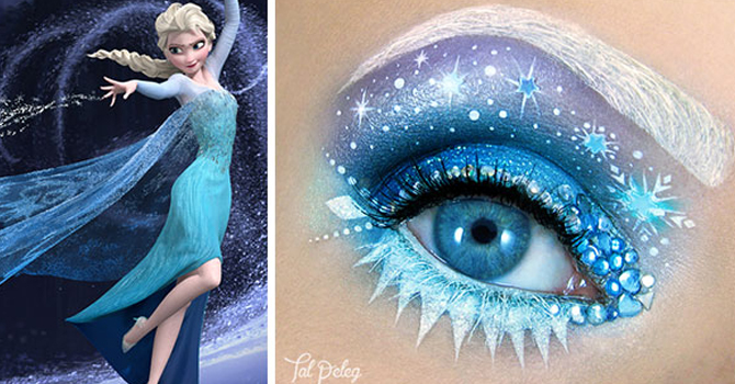 خبيرة تجميل تستوحي مكياج العيون من القصص الخيالية