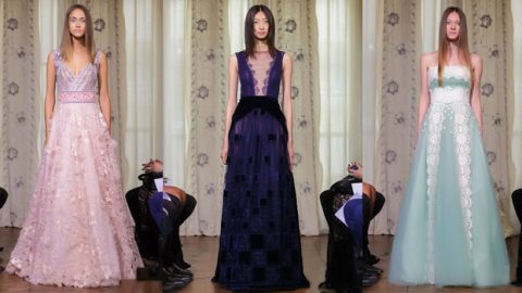 فساتين داني أطرش خريف 2014 لإطلالة ناعمة