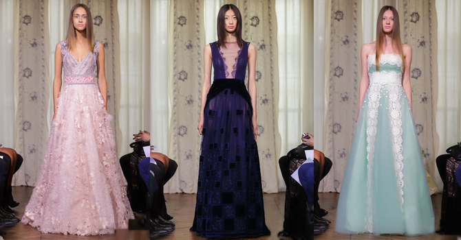 فساتين داني أطرش خريف 2014 لإطلالة ناعمة