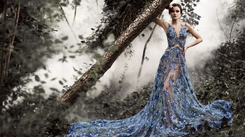 فساتين باولو سيباستيان شتاء 2015 من أجواء الغابات