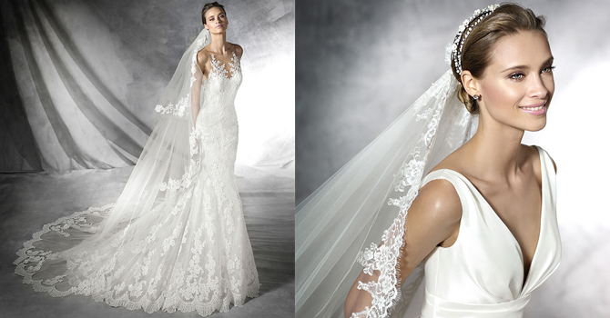 أحدث تصميمات طرح الزفاف 2016 من برونوفياس