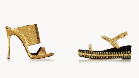 أحذية ذهبية تعكس بريقك في سحور رمضان