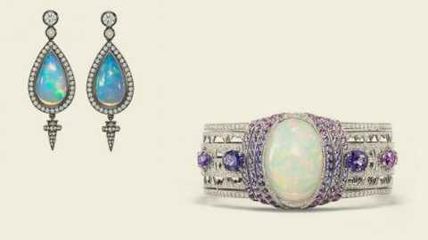 مجوهرات حجر الأوبال 2015 تضئ طلتكِ بعيون الشمس