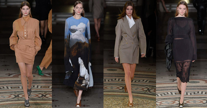 المرأة العصرية تتصدر عرض ستيلا مكارتني بأسبوع باريس شتاء 2018