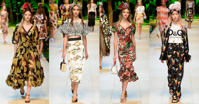 ميلانو ربيع 2017: دولتشي أند غابانا في رحلة إلى إيطاليا الاستوائية