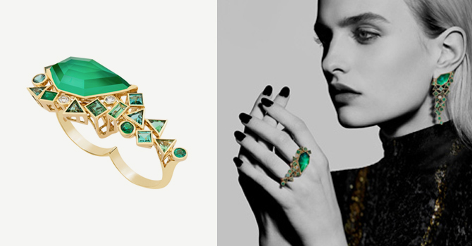 أرقي الخواتم المزدوجة لصاحبة الأصابع الطويلة