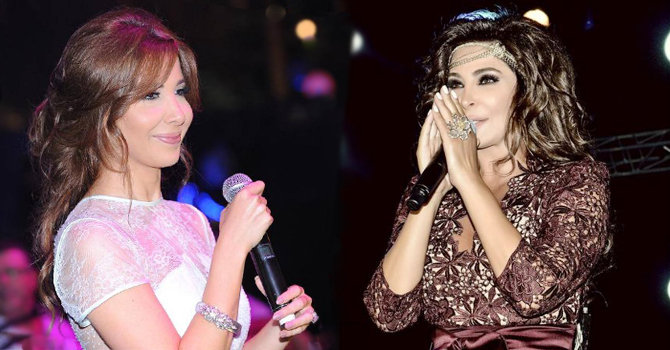 نانسي عجرم وإليسا في تحدي الإطلالة الأجمل